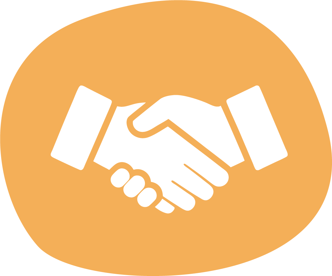Icon to represent partnerships and connectors